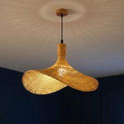 Straw Chandelier Small